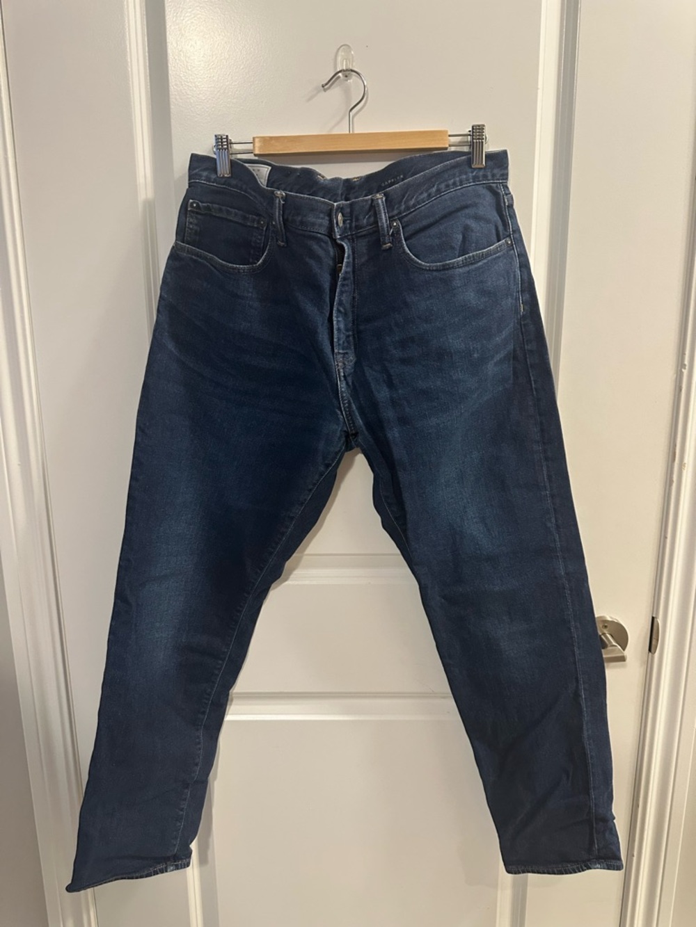 GAP Men's Slim Straight Dark Blue Jeans